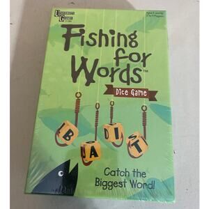 Fishing for Words Dice Game Catch the Biggest Word Ages 8 Up 2-4 Players